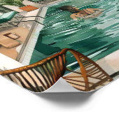 Illustration Maroc Riad Marocain Impression Maroc (Coin)