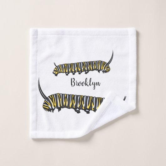 Illustration Monarch caterpillar (Gant de toilette)