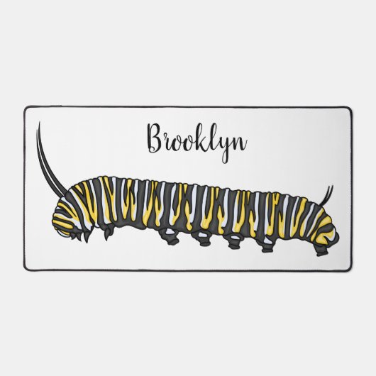 Illustration Monarch caterpillar (Recto)