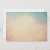 Illustration Montagne Rustique Famille Invitation  (Dos)