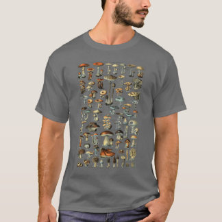 Illustration Mushroom Morel Hunter girl T-shirt