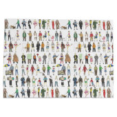 Illustration New York City Personnes de NYC sac ca (Dos)