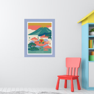 Illustration nordico-japonaise – JAPON Affiche
