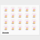 Illustration originale Cupcake autocollants (Feuille)