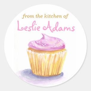 Illustration originale Cupcake autocollants