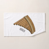 Illustration Pan flûte / panpipes (Serviette à main)