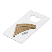 Illustration Pan flûte / panpipes (Dos Angle)