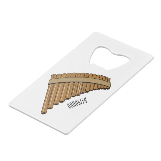 Illustration Pan flûte / panpipes (Dos Angle)