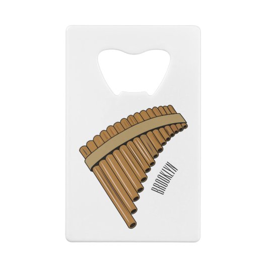 Illustration Pan flûte / panpipes (Dos)