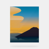 Illustration peinture de montagne (Recto)