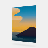 Illustration peinture de montagne (Angle)