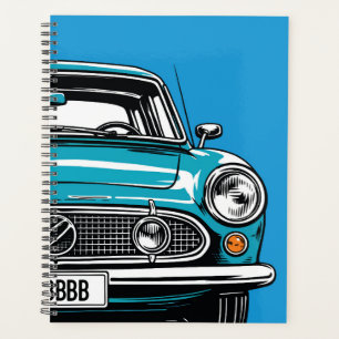 Illustration Pop Art d'une voiture classique rétro