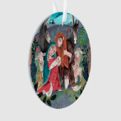 Illustration religieuse de Noël de la crèche migno (devant)