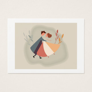 illustration romantique vectorielle avec homme et