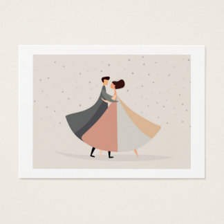 illustration romantique vectorielle avec homme et