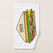 Illustration Sandwich (Serviette à main)
