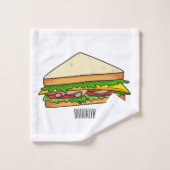 Illustration Sandwich (Gant de toilette)