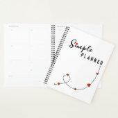 Illustration simple avec des coeurs minimalistes (Devant avec enveloppe)
