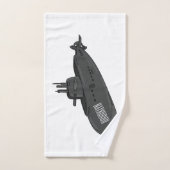 Illustration sous-marine (Serviette à main)