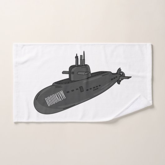 Illustration sous-marine (Serviette à main)