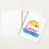 Illustration Sunset Summer Beach (Devant avec enveloppe)