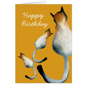 Illustration Tabby noir et brun