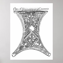 Illustration tirée à la main d'une affiche de déco