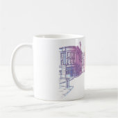 Illustration urbaine de rue Café Mug (Gauche)