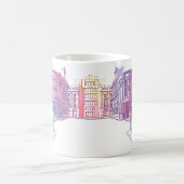 Illustration urbaine de rue Café Mug