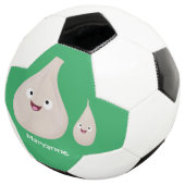 Illustration végétale de caricature à l'ail mignon (3/4)