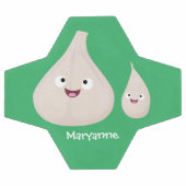 Illustration végétale de caricature à l'ail mignon (Plat)