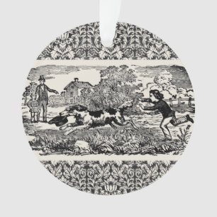 Illustration victorienne d'art antique d'animal de