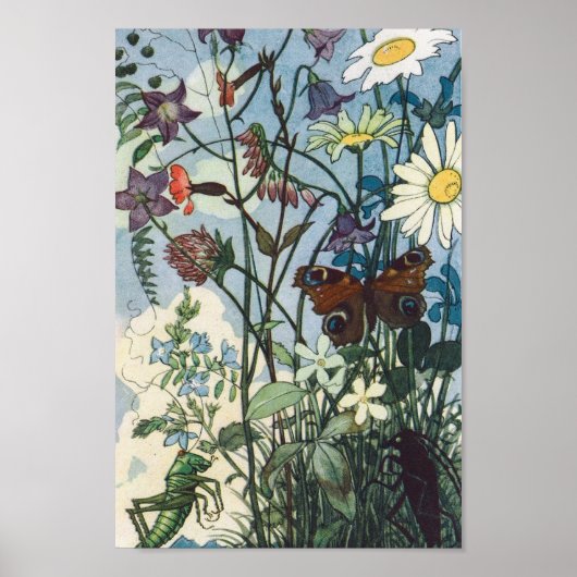 Illustration vintage affiche Else Wenz Vietor (Devant)