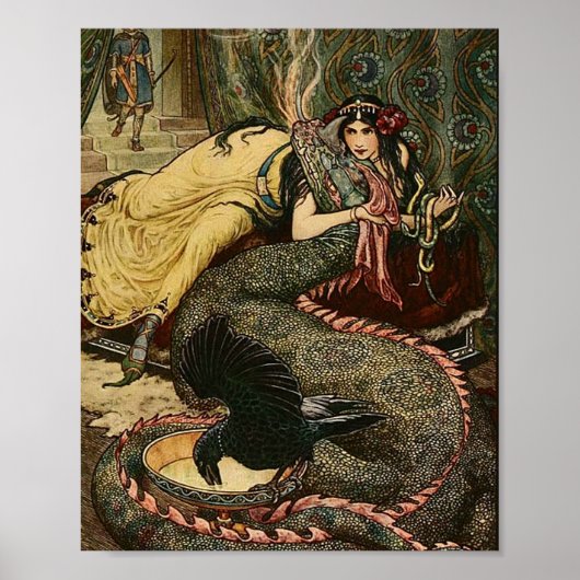Illustration vintage affiche Frank C. Pape (Devant)