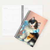 Illustration vintage Calico Kitten (Devant avec enveloppe)