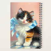 Illustration vintage Calico Kitten (Dos)