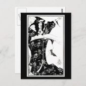 Illustration Vintage carte postale - Aubrey Beards (Devant / Derrière)