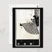 Illustration Vintage carte postale-Aubrey Beardsle (Devant / Derrière)