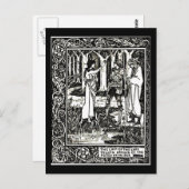 Illustration Vintage carte postale-Aubrey Beardsle (Devant / Derrière)