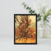 Illustration Vintage carte postale-Rackham 16 (Debout devant)