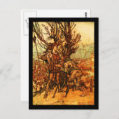 Illustration Vintage carte postale-Rackham 16 (Devant / Derrière)