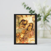 Illustration Vintage carte postale-Rackham 36 (Debout devant)