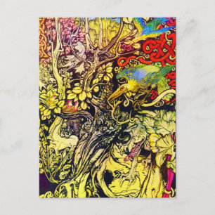 Illustration Vintage carte postale-Rackham 40