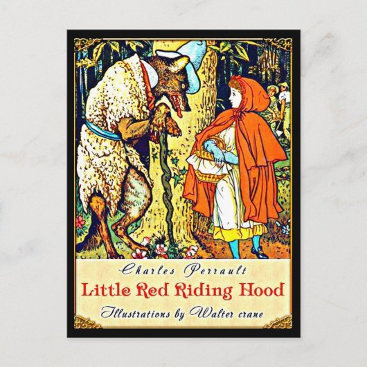 Illustration Vintage carte postale-Walter Crane 40 (Devant)