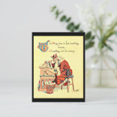 Illustration Vintage carte postale-Walter Crane 66 (Debout devant)