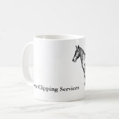 ILLUSTRATION vintage Cheval Climatisation Mug (Devant gauche)