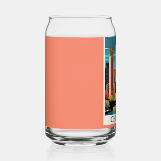 Illustration Vintage de Chicago (Droite)