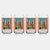 Illustration Vintage de Chicago (Recto)