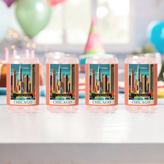 Illustration Vintage de Chicago (Insitu (Anniversaire))