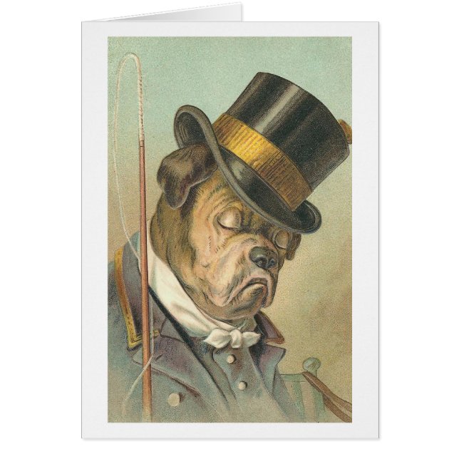 Illustration vintage "de chien de sommeil" (Devant)